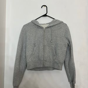 John Galt Heather Grey Crystal Hoodie